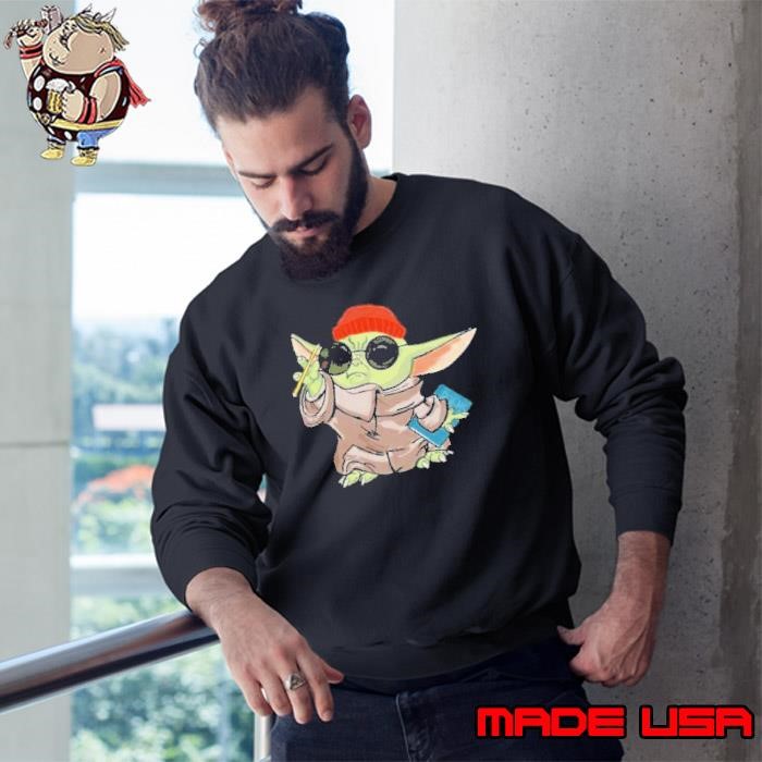 Hipster Baby Yoda Sweatshirt
