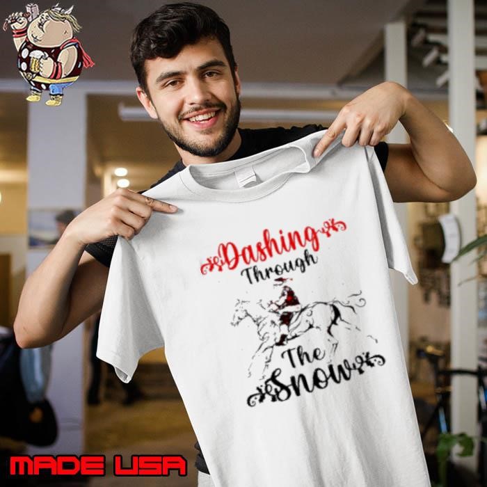Horse Christmas Dashing Through The Snow Unisex
