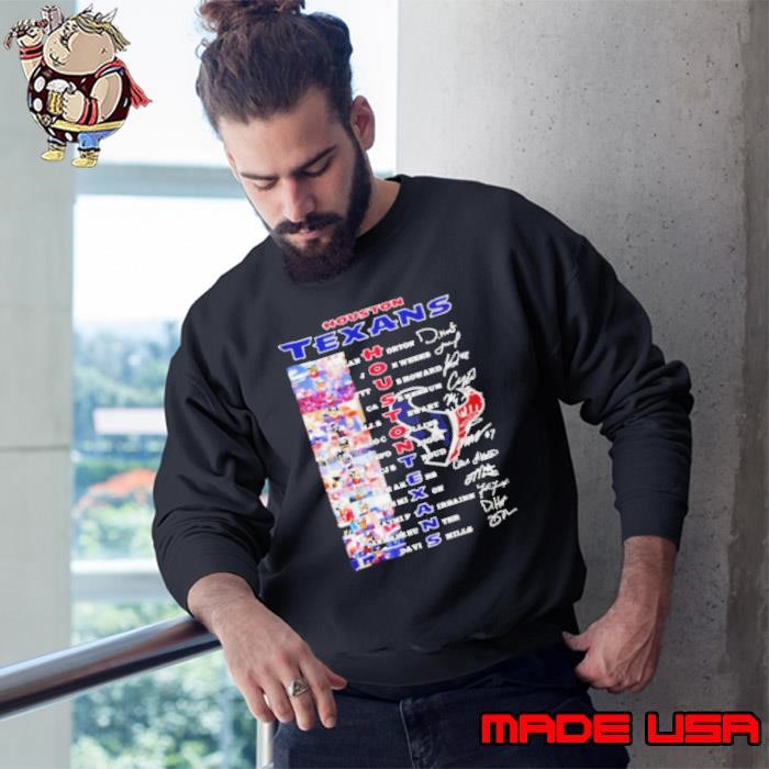 Houston Texans all player name picture Sweatshirt
