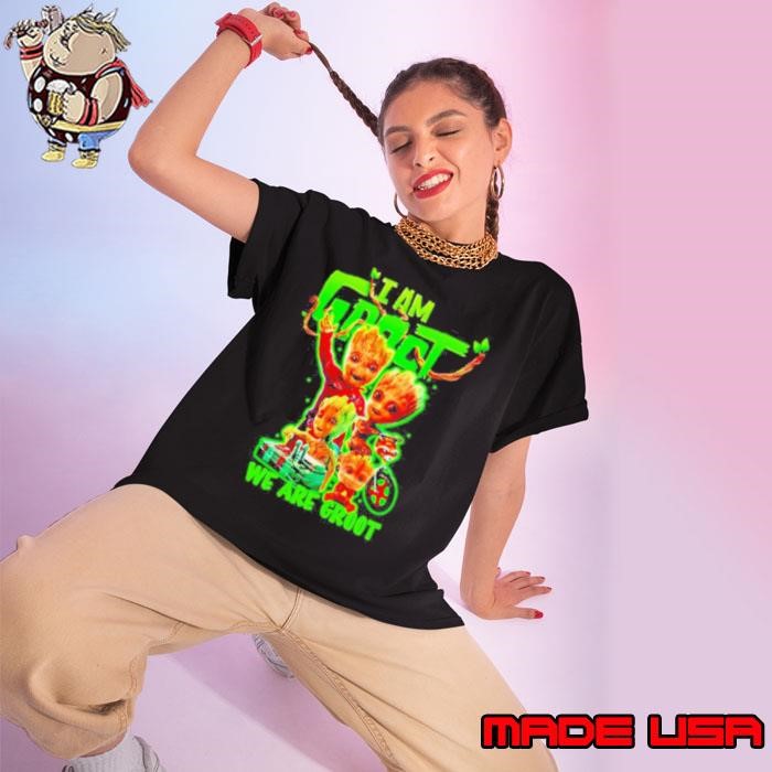 I am Baby Groot we are Groot Ladies tee