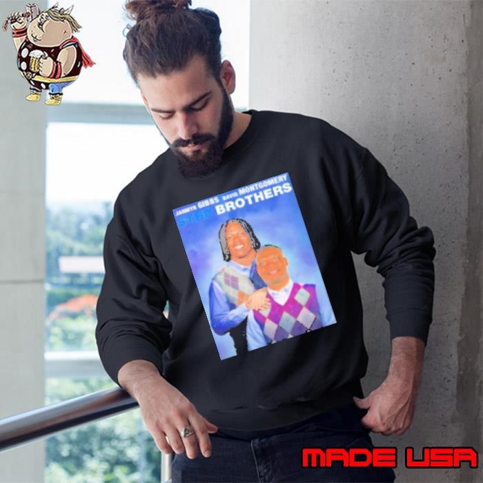 Jahmyr Gibbs David Montgomery Step Brothers Sweatshirt