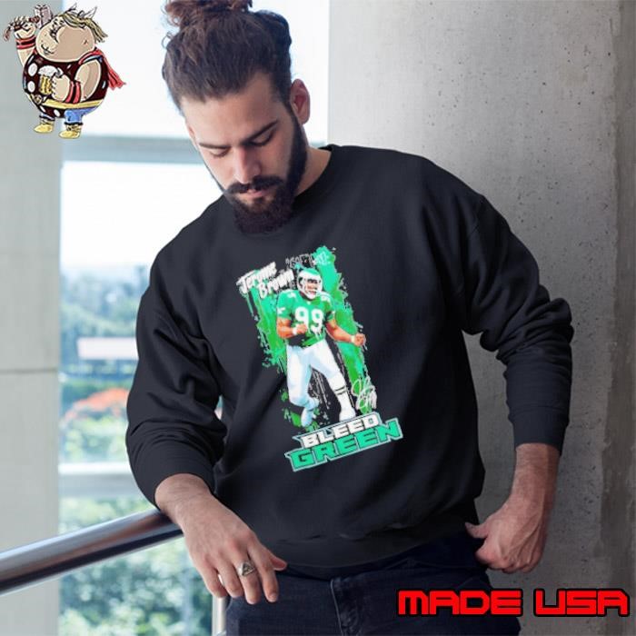 Jerome Brown Philadelphia Eagles Bleed green Sweatshirt