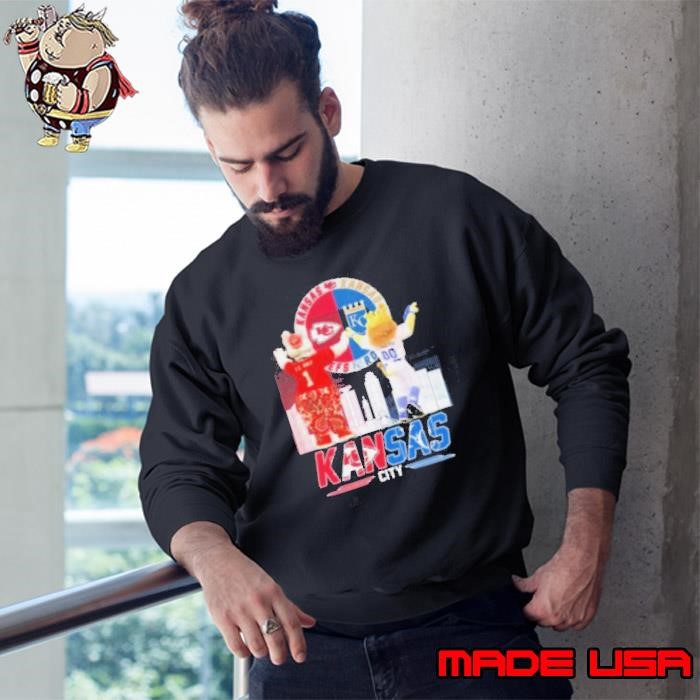 Kansas Chiefs X Kansas Royals Character Sweatshirt