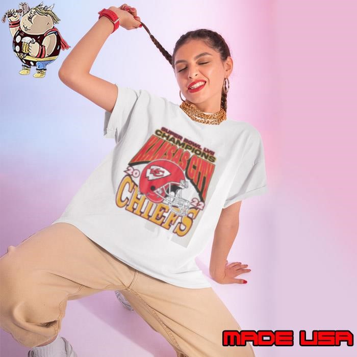 Kansas City Chiefs Super Bowl Champs Relaxed Graphic Ladies tee