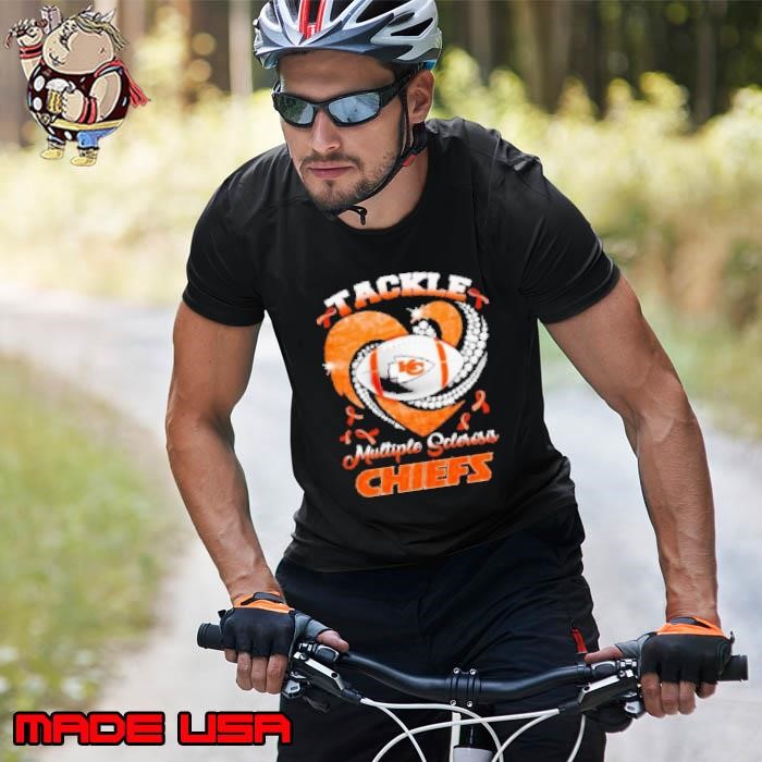 Kansas City Chiefs tackle multiple sclerosis diamond heart Unisex