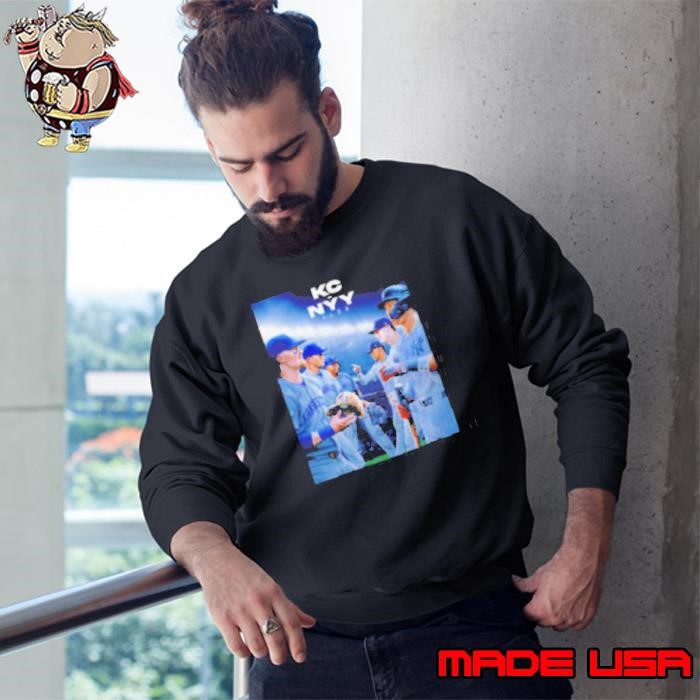 Kansas City Royals vs New York Yankees 2024 MLB Playoff AL poster Sweatshirt