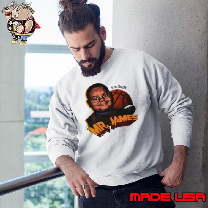 Kid Lebron Mr. James Basketball Meme Sweatshirt