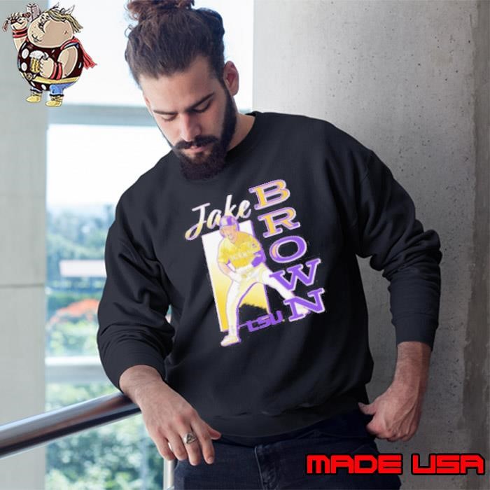 LSU Tigers Jake Brown superstar pose Sweatshirt
