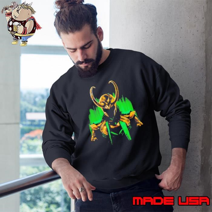 Loki Mischief Armor Marvel Comics Graphic Sweatshirt