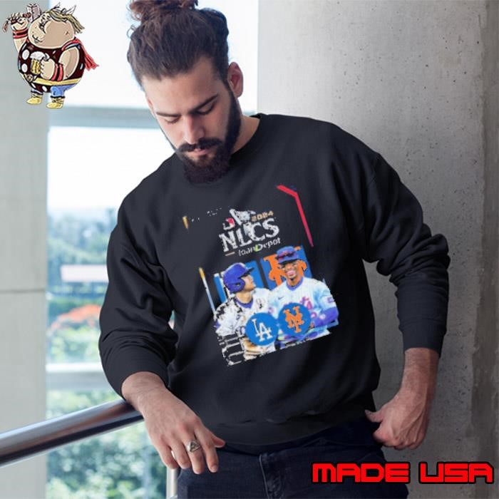 Los Angeles Dodgers vs. New York Mets 2024 NLCS Program Sweatshirt