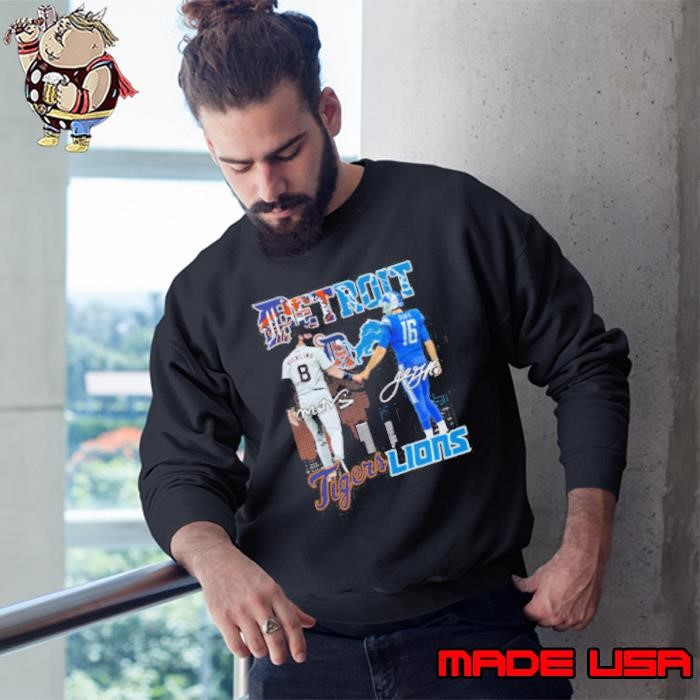 Matt Vierling Jared Goff Tigers Lions Sweatshirt