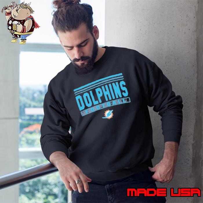 Miami Dolphins Fanatics Black Big Sweatshirt