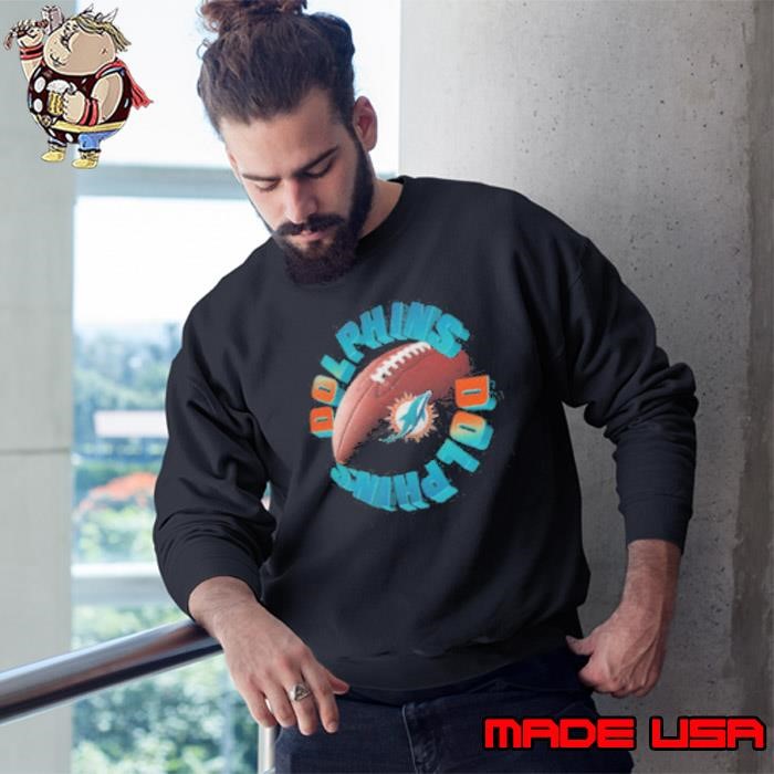 Miami Dolphins Spiral Heavyweight Sweatshirt