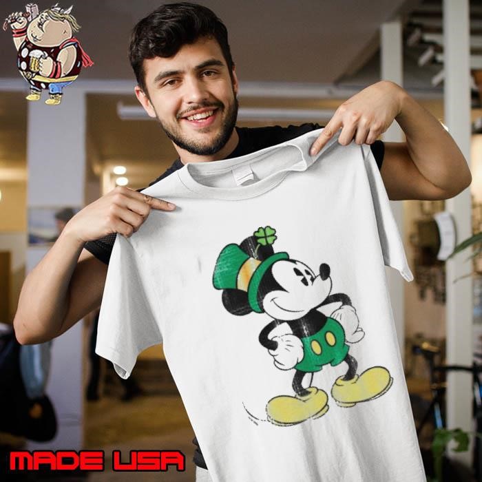 Mickey Mouse Green St Patricks Standing Lucky Unisex