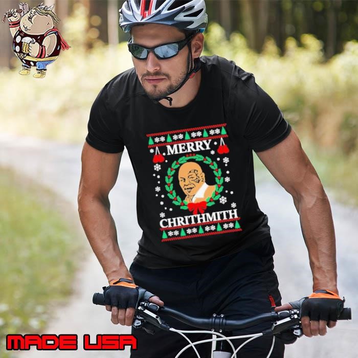 Mike tyson merry chrithmith shirt best sale