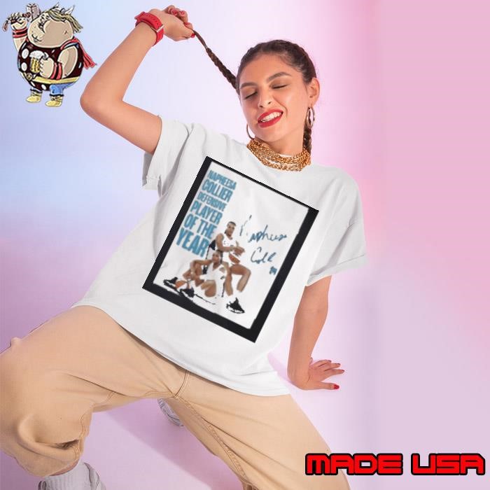 Minnesota Lynx Napheesa Collier KIA WNBA Defensive Player of the Year 2024 Signature Poster Ladies tee