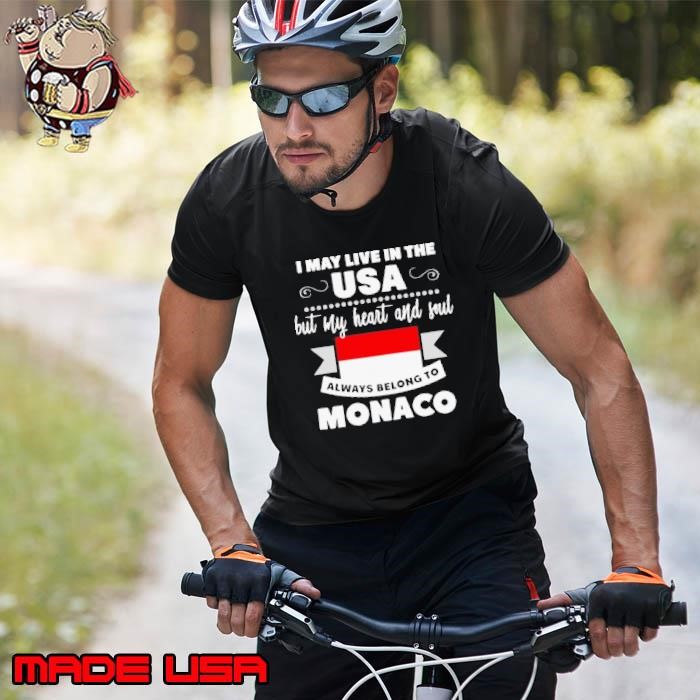 Monaco American Quotes Monacan Flag Unisex
