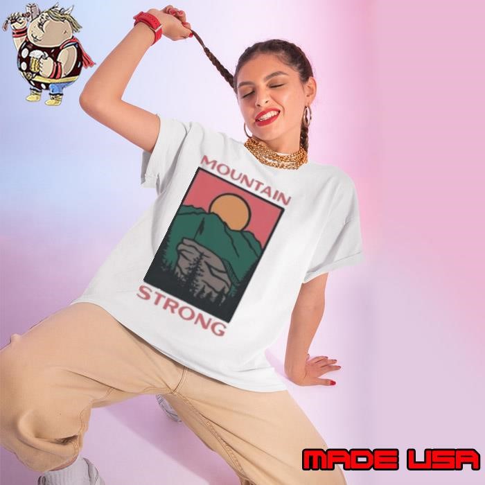 Mountain Strong Art Ladies tee