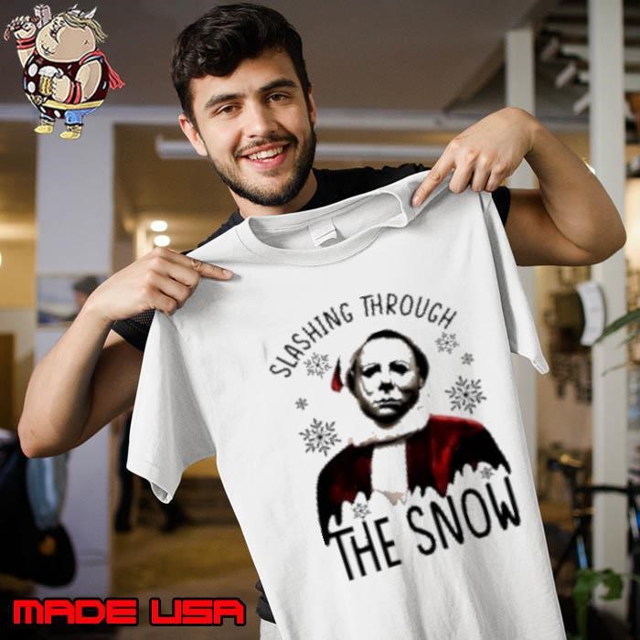 Myers Slashing Through The Snow Horror Christmas 2024 Unisex