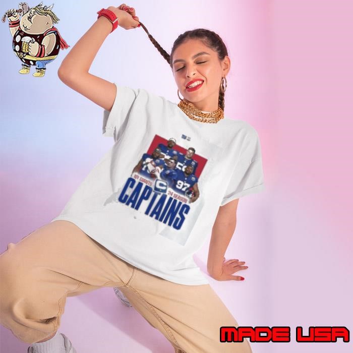 New York Giants 2024 Season Team Captains Ladies tee