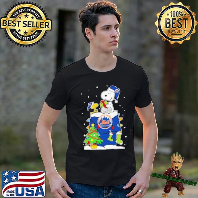 New York Mets Snoopy And Woodstock Merry Christmas 2024 Unisex