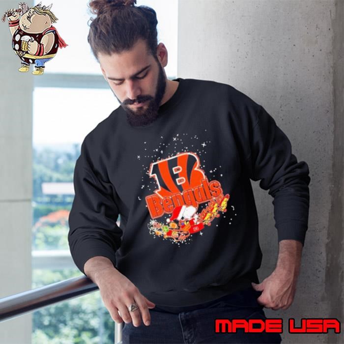 Original Cincinnati Bengals Snoopy Christmas Sweatshirt