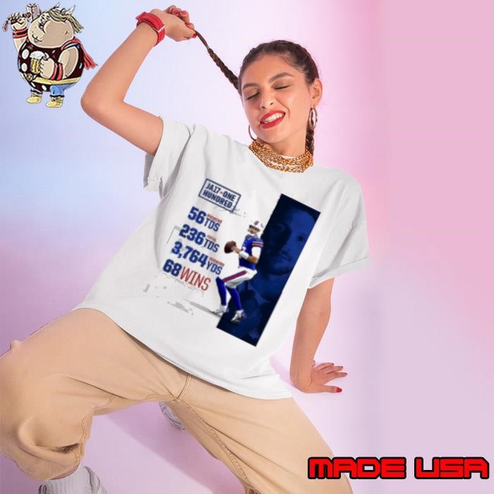 Original Josh Allen One Hundred Ladies tee