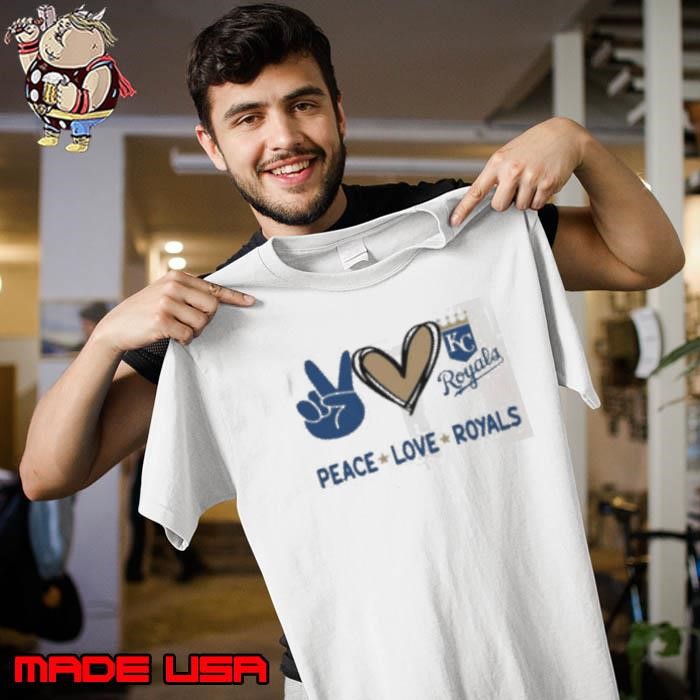 Peace Love Kansas City Royals MLB 2024 Unisex