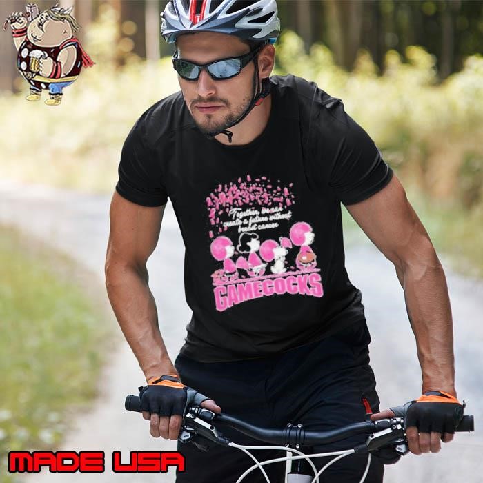 Peanuts Characters Together We Can Create A Future Without Breast Cancer Snoopy South Carolina Gamecocks Unisex