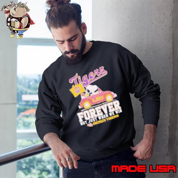 Peanuts X LSU Tigers Forever Not Just When We Win Geaux Tigers Sweatshirt