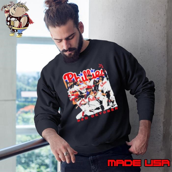 Philadelphia Phillies Red October starting line up Sweatshirt