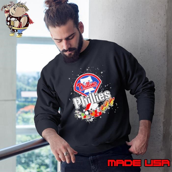 Philadelphia Phillies Snoopy Christmas Sweatshirt