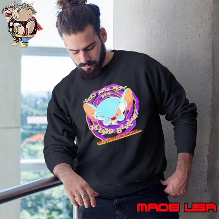 Pinky and The Brain await further instructions vintage Sweatshirt