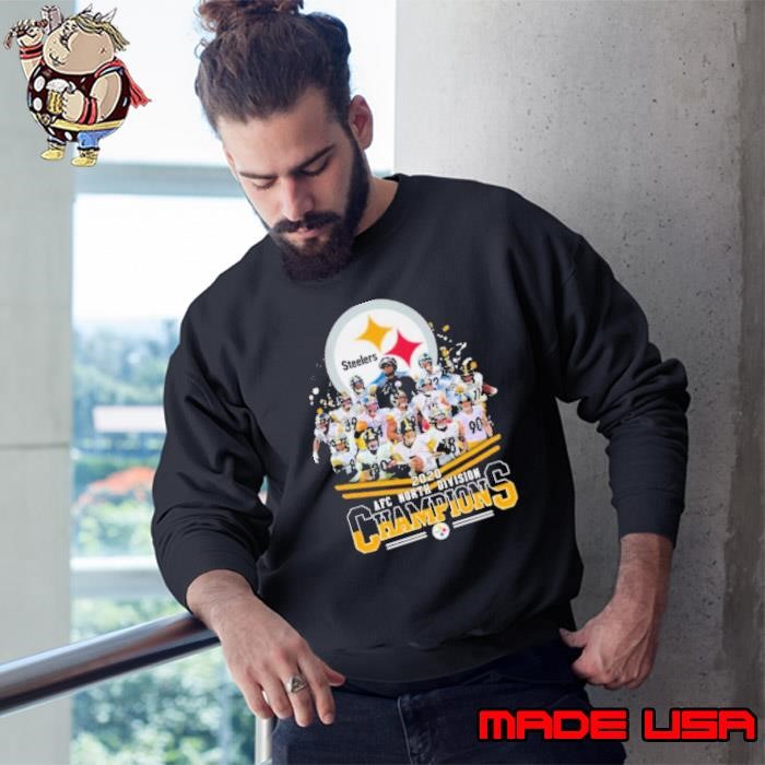 Pittsburgh Steelers 2020 Afc North Division Signatures Sweatshirt