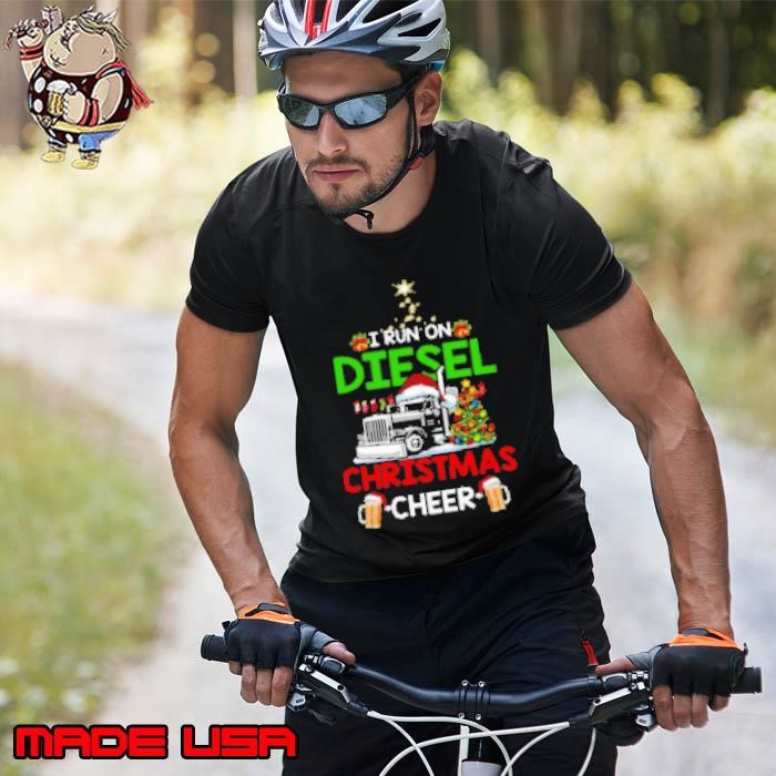 Premium I Run On Diesel Christmas Cheer Trucker Unisex