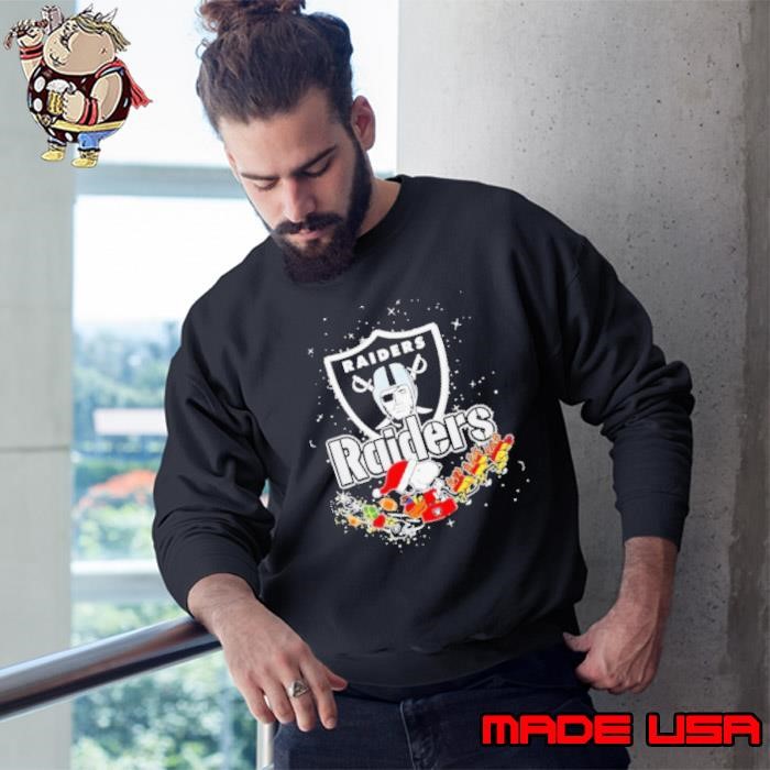 Premium Oakland Raiders Snoopy Christmas Sweatshirt