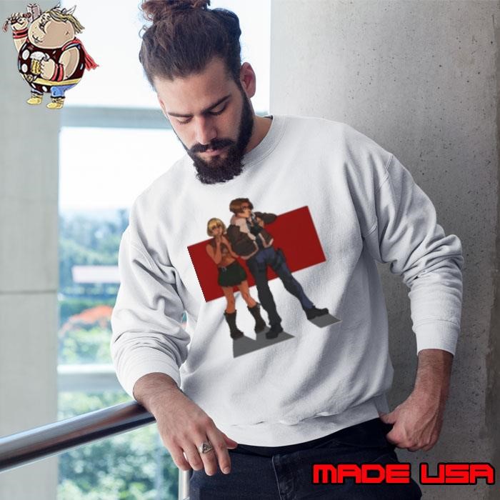 Resident Evil Leon and Ashley Anime Sweatshirt