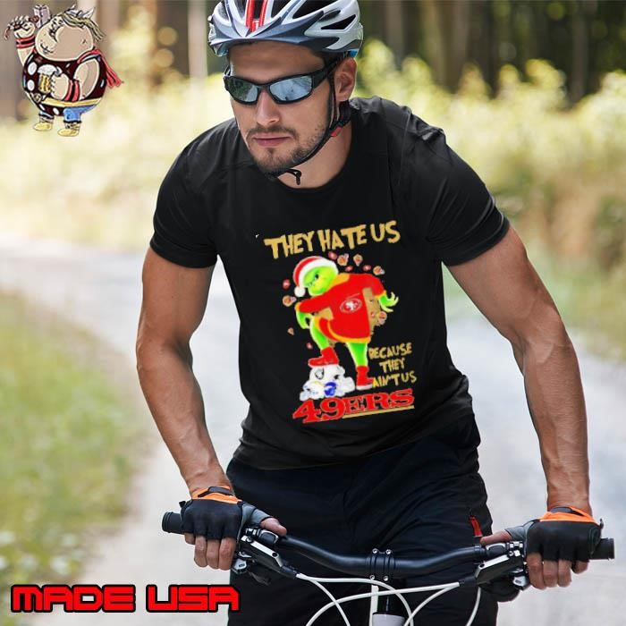 San Francisco 49ers x Grinch They hate us because they ain’t us helmet Unisex