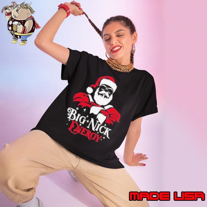 Santa Claus big nick energy Ladies tee