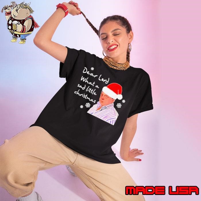 Santa Peter Marsh Dear Lord What A Sad Little Christmas Ladies tee