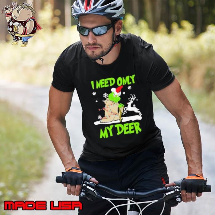 Santa Yoda Grinch I need only my deer Christmas Unisex