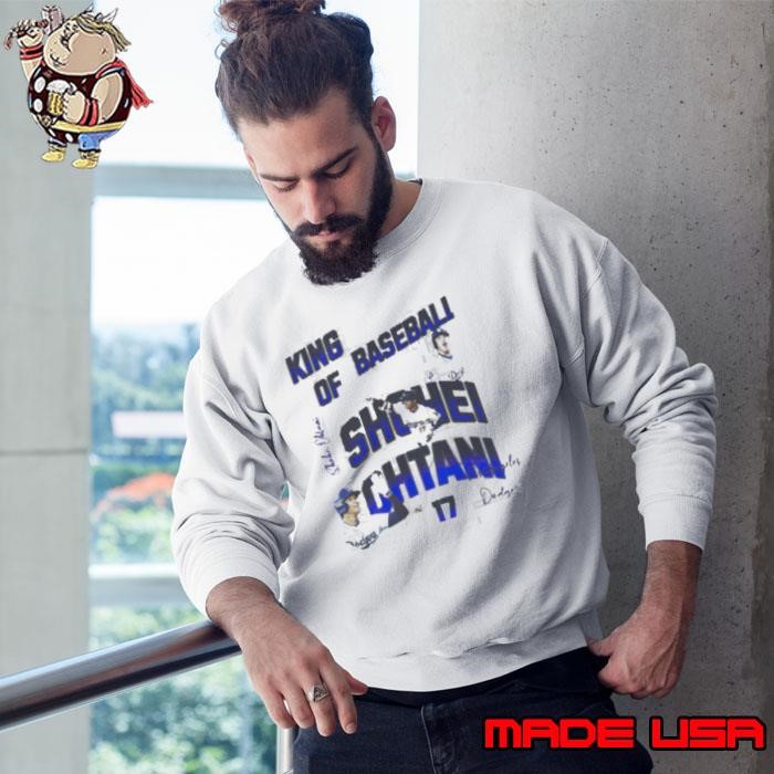 Shohei Ohtani king of baseball #17 Dodgers MVP Sweatshirt
