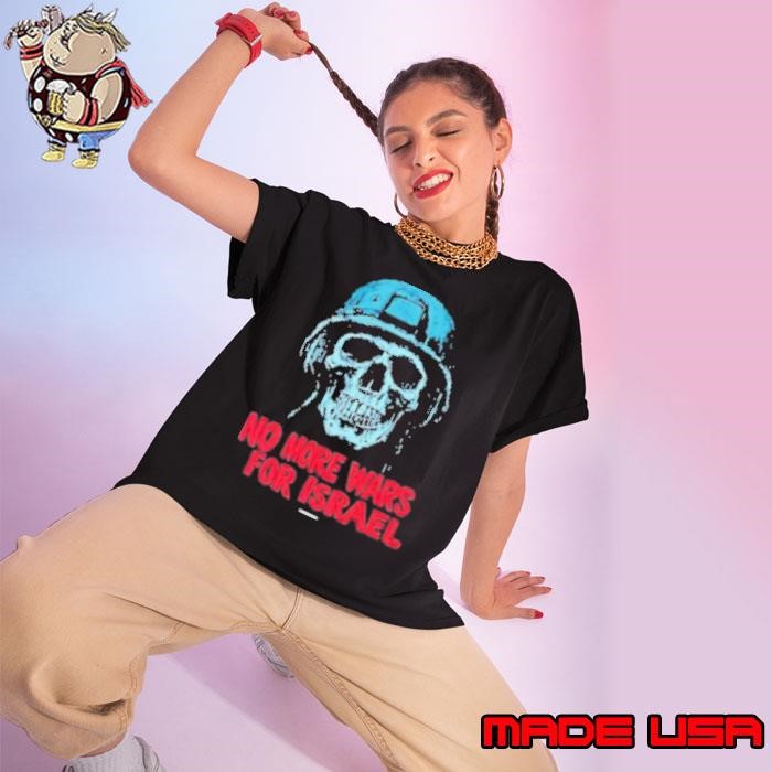 Skull No More Wars For Israel Ladies tee
