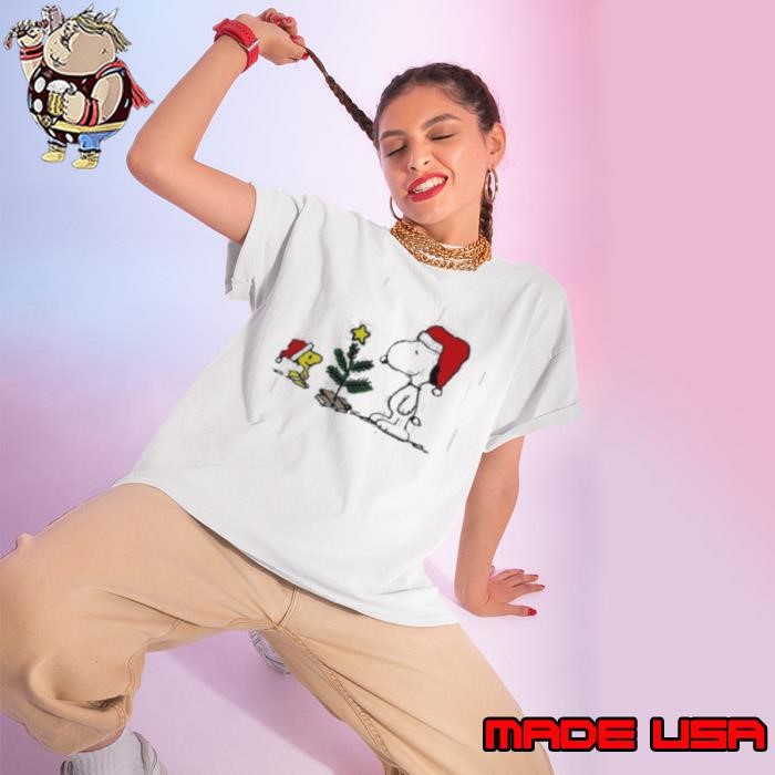 Snoopy Christmas Apparel Ladies tee
