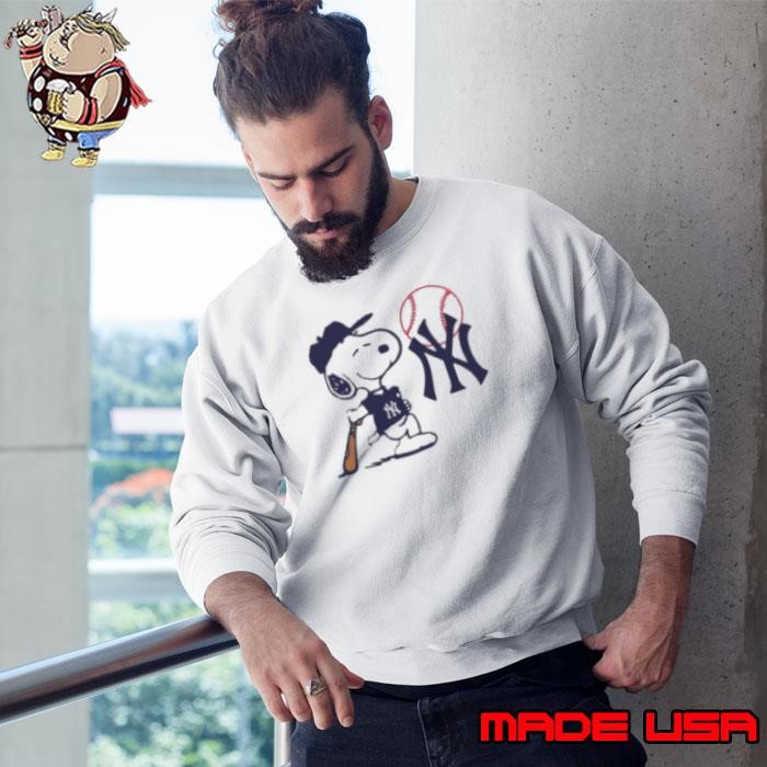 Snoopy Peanuts New York Yankees MLB baseball Sweatshirt