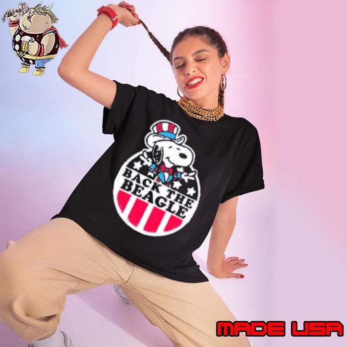 Snoopy Peanuts back the Beagle Ladies tee