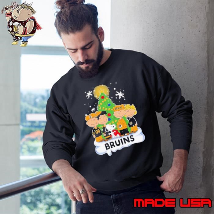 Snoopy The Peanuts Boston Bruins Christmas Sweatshirt
