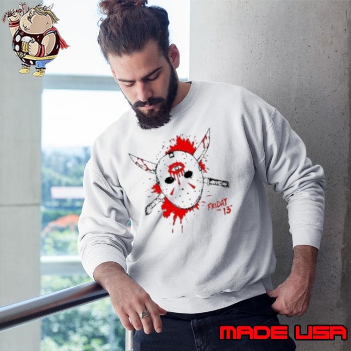 Spiritual Vices Bloody Mask Friday The 13Th Halloween 2024 Sweatshirt