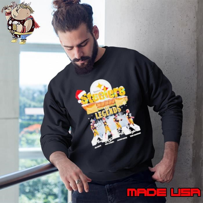 Steelers the legends thank you for the memories Christmas Sweatshirt