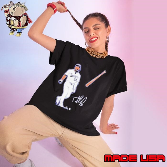 Teoscar Hernandez Bat Flip Los Angeles Dodgers shirts Ladies tee